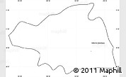 Blank Simple Map of Valle de Guadalupe, cropped outside