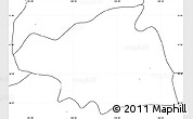 Blank Simple Map of Valle de Guadalupe, no labels