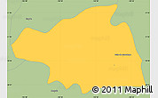 Savanna Style Simple Map of Valle de Guadalupe