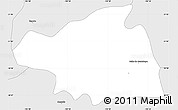 Silver Style Simple Map of Valle de Guadalupe