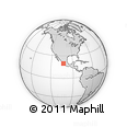 Outline Map of Valle De Juarez
