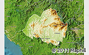 Physical Map of Villa Purificacion, satellite outside