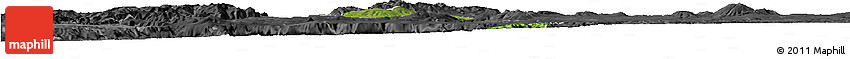 Satellite Horizon Map of Yahualica De Gonzalez G., darken, desaturated