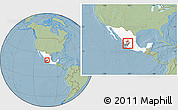 Savanna Style Location Map of Yahualica de Gonzalez G., highlighted country, highlighted parent region, within the entire country, hill shading
