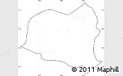 Blank Simple Map of Yahualica de Gonzalez G., cropped outside, no labels