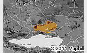 Physical Map of Zapotlan del Rey, desaturated