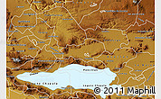Physical Map of Zapotlan del Rey