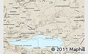 Shaded Relief Map of Zapotlan del Rey