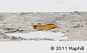 Physical Panoramic Map of Zapotlan del Rey, lighten, semi-desaturated