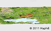Physical Panoramic Map of Zapotlan del Rey, satellite outside