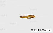 Physical Panoramic Map of Zapotlan del Rey, single color outside