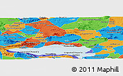 Political Panoramic Map of Zapotlan del Rey