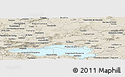 Shaded Relief Panoramic Map of Zapotlan del Rey
