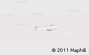 Silver Style Panoramic Map of Zapotlan del Rey, single color outside