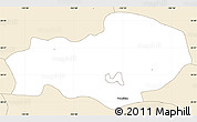Classic Style Simple Map of Zapotlan del Rey