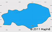 Political Simple Map of Zapotlan del Rey, cropped outside