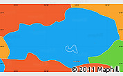 Political Simple Map of Zapotlan del Rey