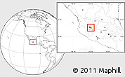 Blank Location Map of Zapotlanejo