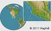 Satellite Location Map of Zapotlanejo