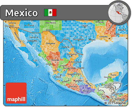 Political Map of Mexico