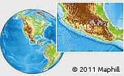 Physical Location Map of Amatepec