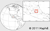 Blank Location Map of Teotihuacan