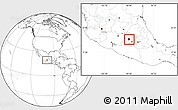 Blank Location Map of Toluca