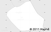 Silver Style Simple Map of Angangueo