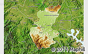 Physical Map of Apatzingan, satellite outside