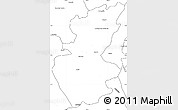 Blank Simple Map of Apatzingan