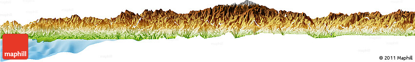 Physical Horizon Map of Coalcoman De Vasquez P.