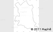 Blank Simple Map of Coalcoman de Vasquez P., cropped outside, no labels