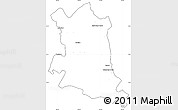 Blank Simple Map of Coalcoman de Vasquez P., cropped outside