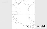 Blank Simple Map of Coalcoman de Vasquez P., no labels