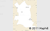 Classic Style Simple Map of Coalcoman de Vasquez P.