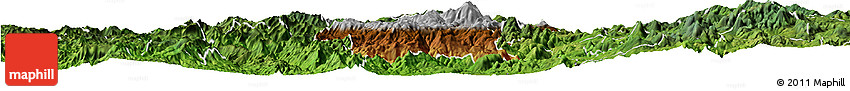 Physical Horizon Map of Hidalgo, satellite outside