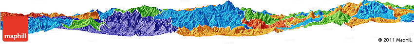 Political Horizon Map of Hidalgo
