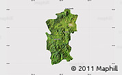 Satellite Map of Hidalgo, cropped outside