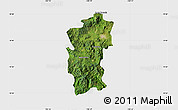 Satellite Map of Hidalgo, single color outside