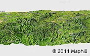 Satellite Panoramic Map of Hidalgo