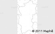 Blank Simple Map of Hidalgo, no labels