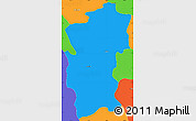Political Simple Map of Hidalgo