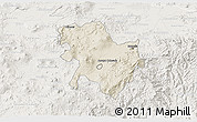 Shaded Relief 3D Map of Morelia, lighten