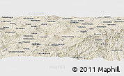 Shaded Relief Panoramic Map of Morelia