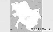 Gray Simple Map of Morelia