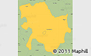 Savanna Style Simple Map of Morelia