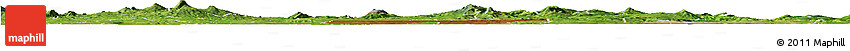Physical Horizon Map of Puruandiro, satellite outside