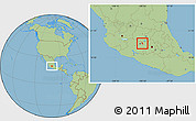 Savanna Style Location Map of Querendaro