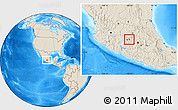 Shaded Relief Location Map of Querendaro