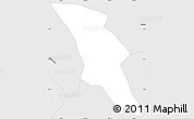 Silver Style Simple Map of Querendaro